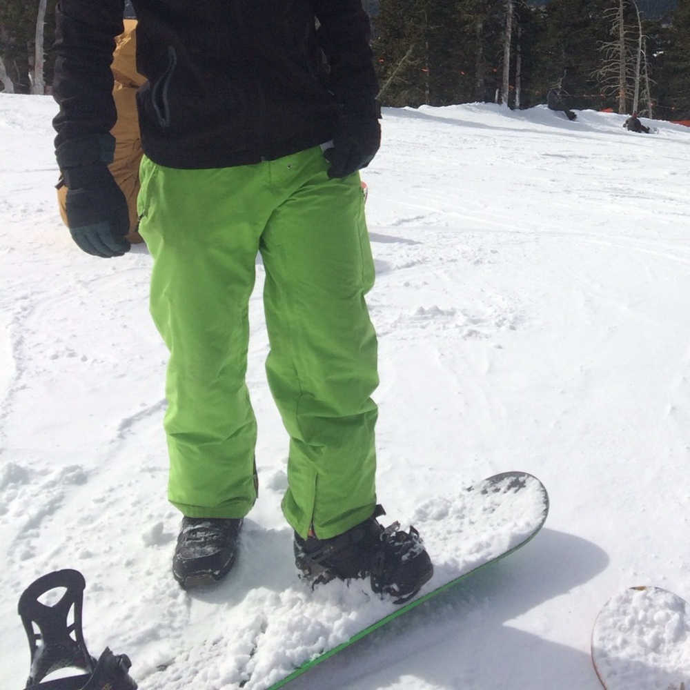 Green Ski/Snowboard Pants